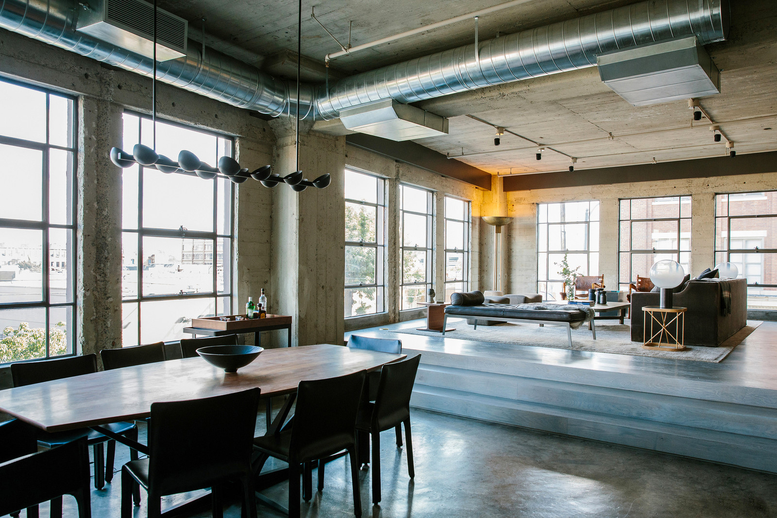 An Extravagant Industrial Loft Apartment Of 186 Square Meters From Los ... intended for