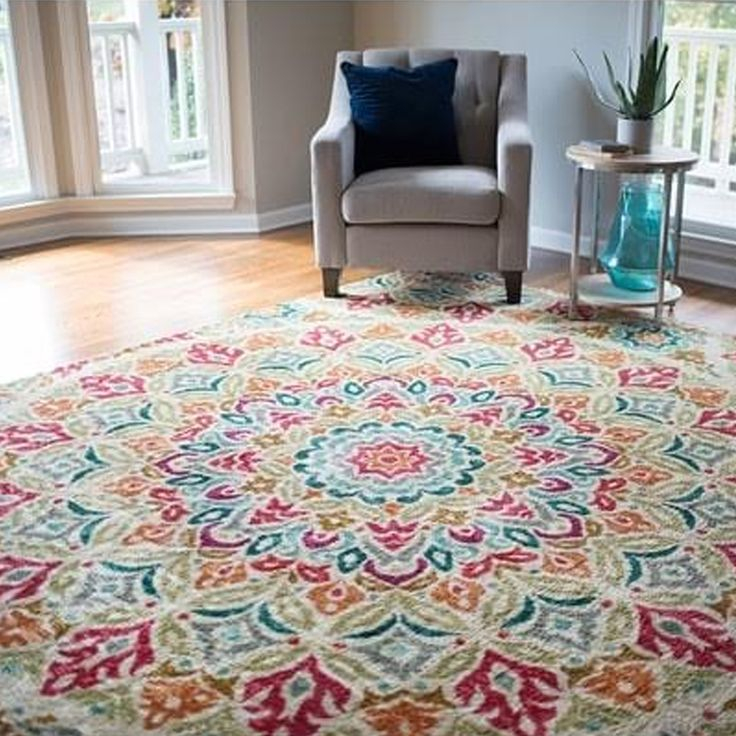 Bright And Bold Rugs | Rugs In Living Room, Colorful Area Rug, Bright ... within