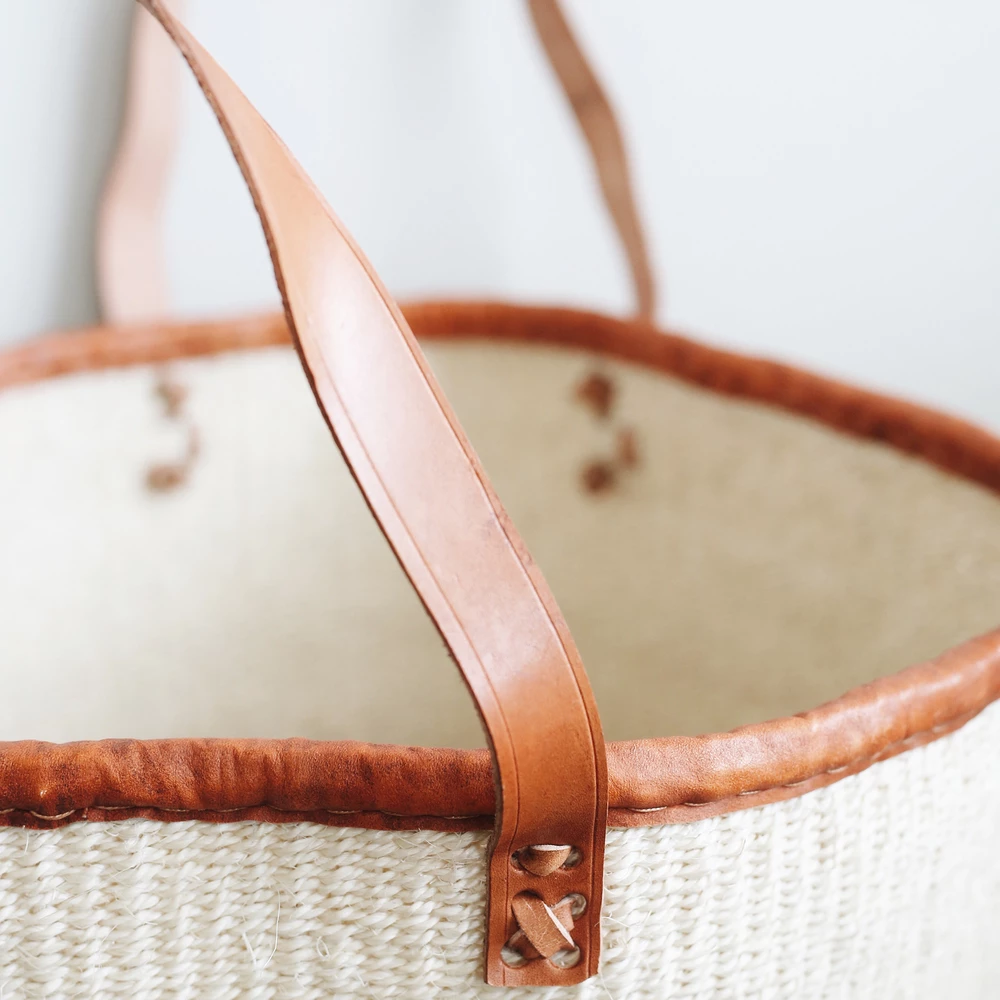 Diani Natural Basket - 15" | African Woven Basket, Baskets On Wall ... with