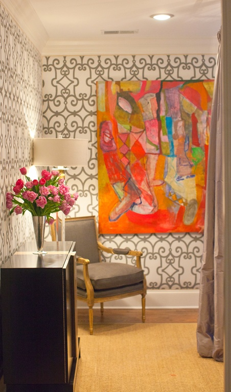 Eye For Design: Decorate Your Interiors With Oversized Art pertaining to