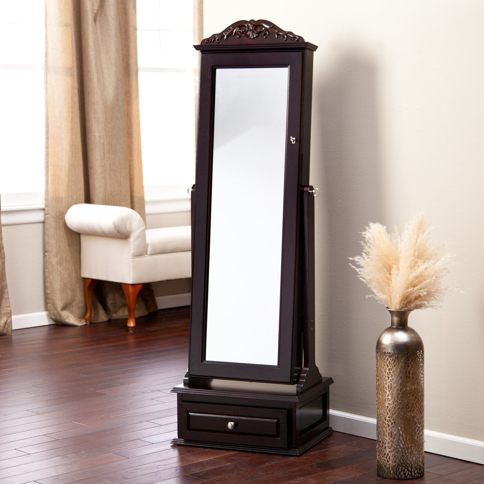 Full Length Stand Alone Mirrors within Beyond Reflection How a Black Wood Table Mirror with Stand Enhances Any Room