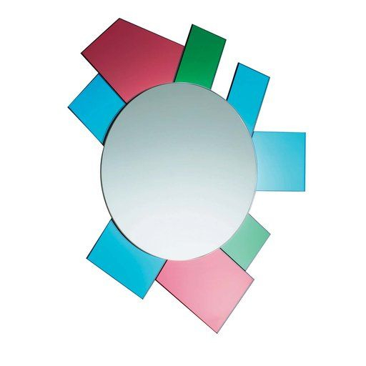 Gli Specchi Di Dioniso # 6 Mirror By Ettore Sottsass | Unique Mirrors ... with regard to Color Psychology and Design Decoding the Allure of Royal Blue Mirrors
