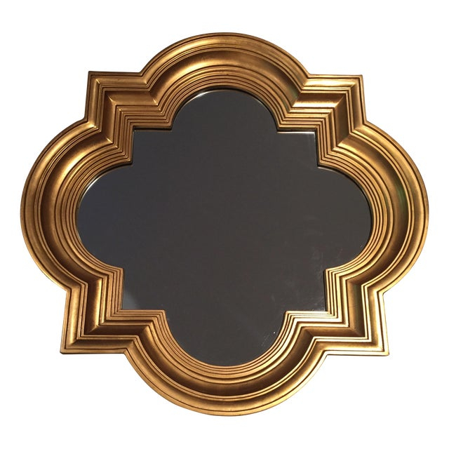 Gold Quatrefoil Mirror | Chairish for Elevating Your Space: Creative Placement Ideas for the Gold Quatrefoil Mirror