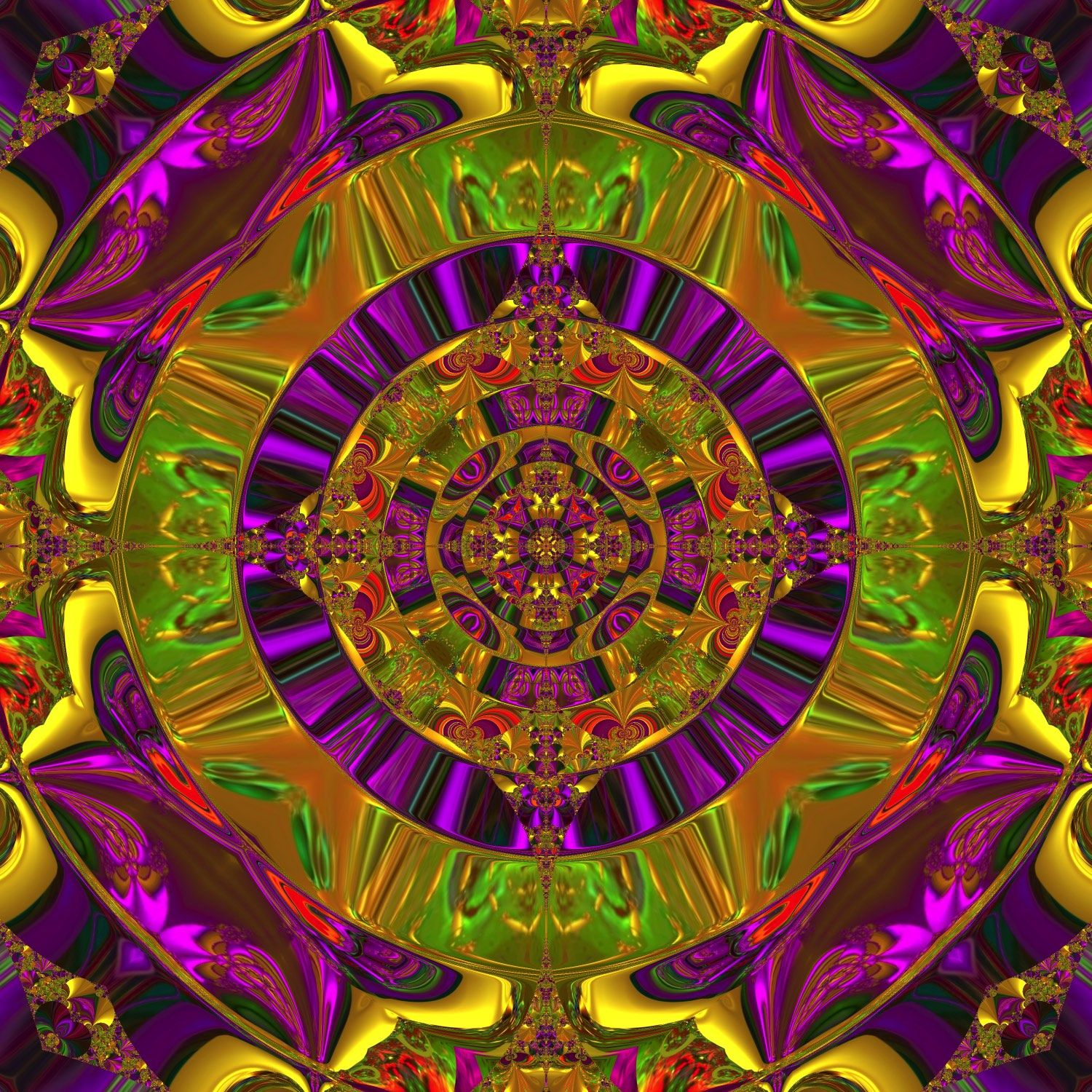 Jewels Mandalas Gold Purple Timothy Helgeson | Mandala, Purple Gold ... intended for Color Harmony How Gold Purple and Fractals Create Stunning Visuals