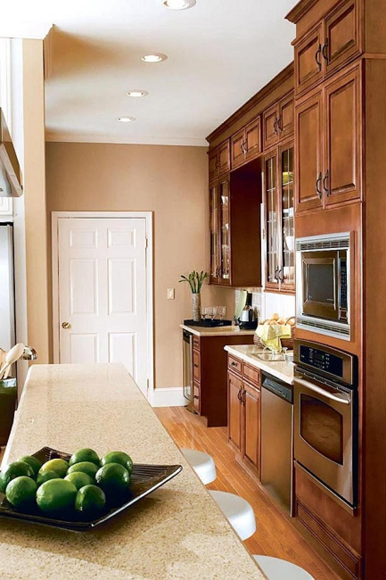 Kitchen Paint Colors For Walls: A Guide To Choosing The Right Colors ... throughout Harmonizing Hues Selecting Wall Colors for Your Mixed Material Kitchen Sanctuary