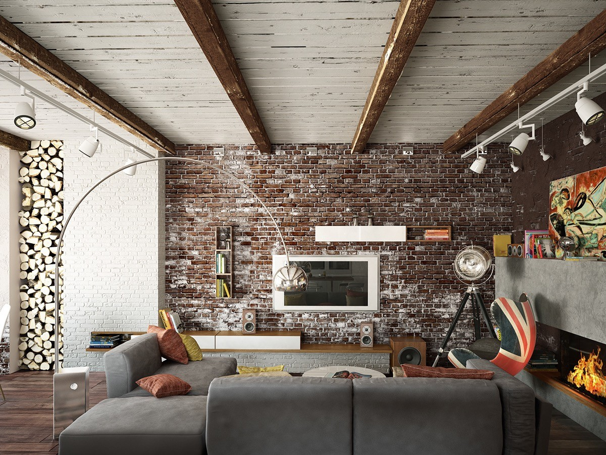 Living Rooms With Exposed Brick Walls with From Rustic to Modern Interior Brick Wall Transformations Explained