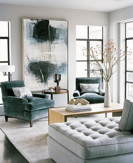 Making A Statement With Large Artwork - Megan Morris regarding