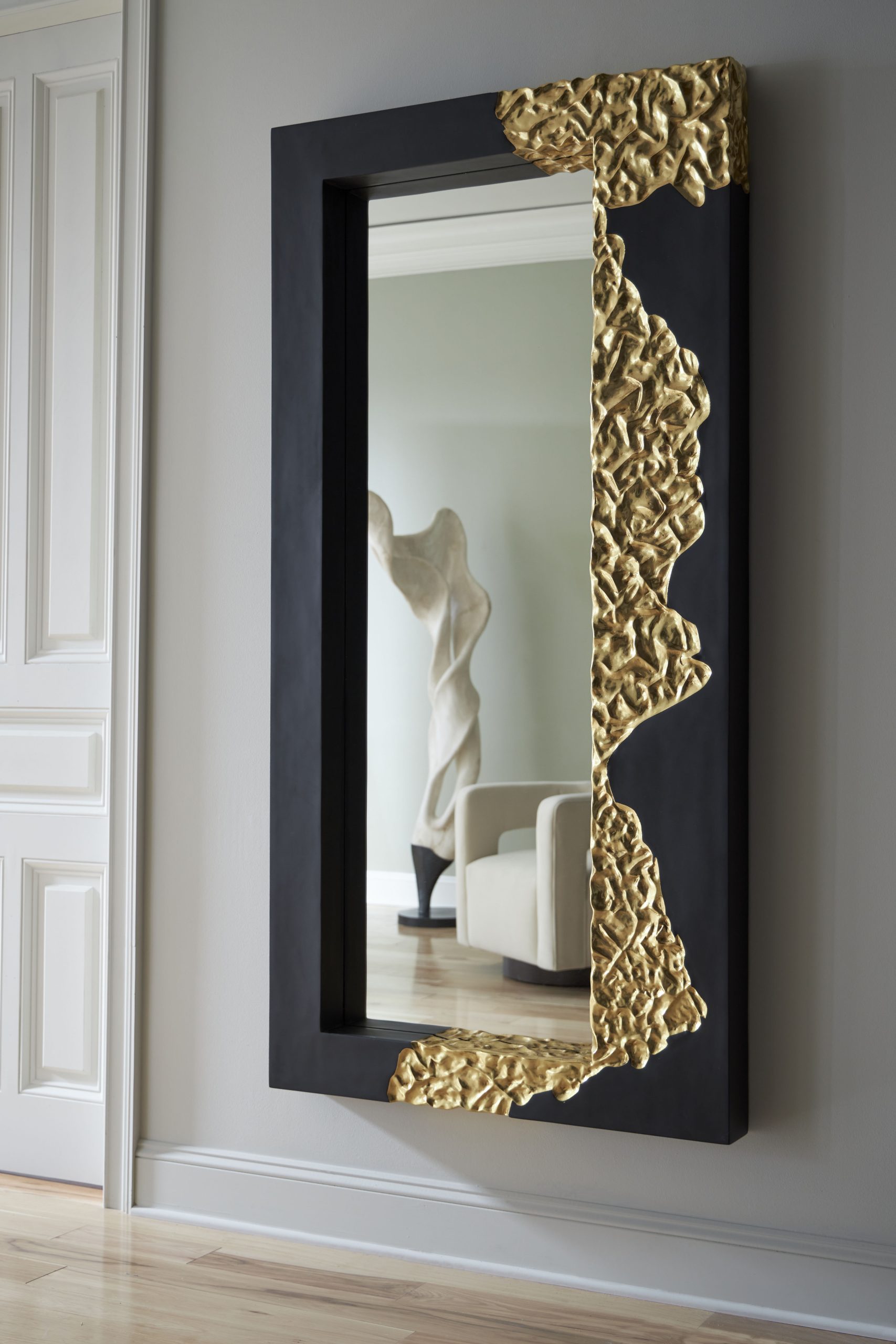 Understanding the Unique Character of Black Gold Leaf Mercury Mirrors