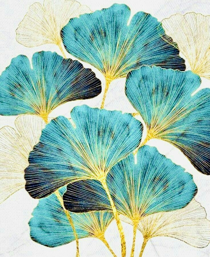 Pin On Zara | Nature Art Painting, Abstract Art Painting, Flower Art ... with Ginko Leaf Decor Beyond the Basics Exploring Texture and Dimension
