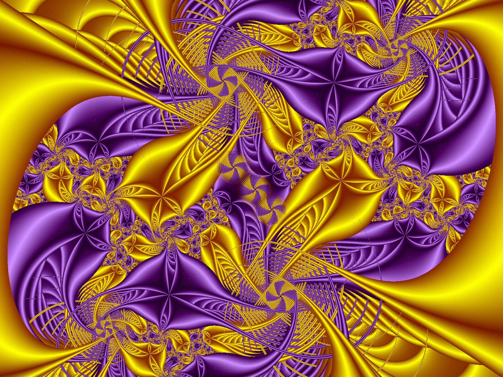 Purple And Gold By Thelma1 On Deviantart pertaining to Color Harmony How Gold Purple and Fractals Create Stunning Visuals
