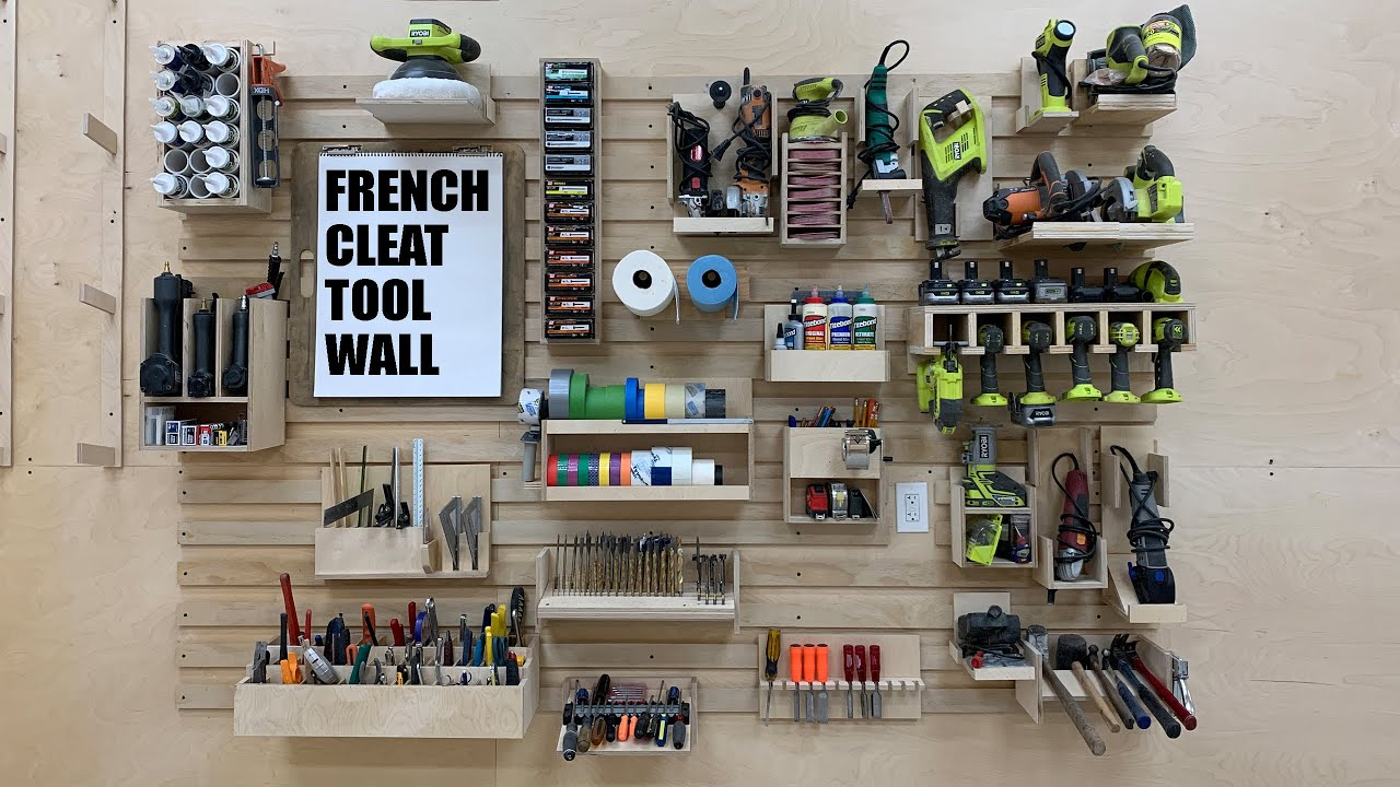Ultimate French Cleat Tool Wall - Youtube with regard to Beyond the Basics Exploring Advanced French Cleat Applications for Your Home