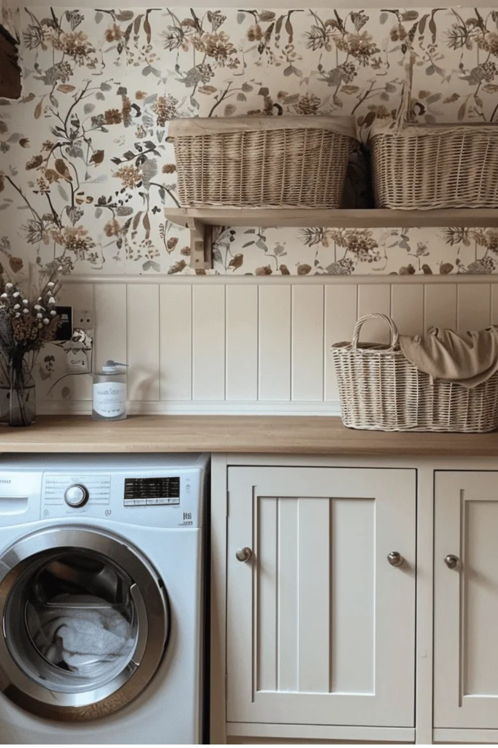 Wallpaper Wonders: A Guide To Transforming Your Walls | Laundry Room ... in Wallpaper Wonders Unveiled Secrets to Stunning Powder Rooms