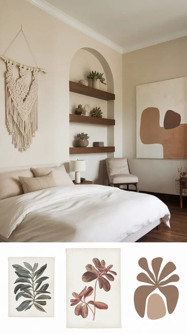 20 Bedroom Wall Decor Ideas To Transform Your Sanctuary - Decor Dreams ... regarding Transform Your Bedroom with Captivating Wall Art Ideas