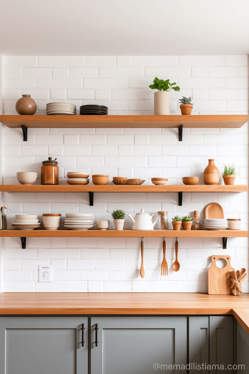 Open Kitchen Shelves Practicality Meets Aesthetic Appeal