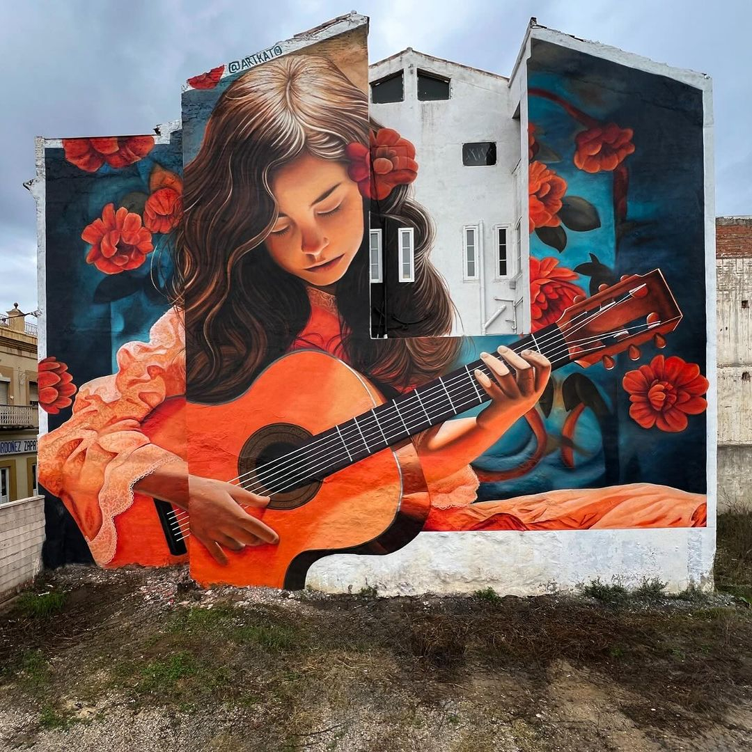 6 Cute Murals By Kato: Bringing Walls To Life - Street Art Utopia pertaining to