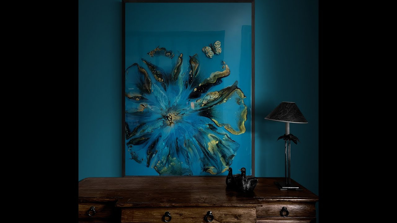 (655) How I Mix My Bloom Base Paint, Turquoise Bloom, Resin, Floater ... for