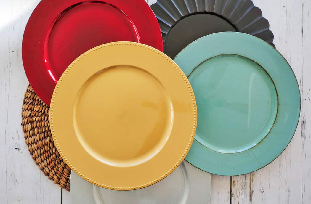 9 Stunning Charger Plates To Elevate Your Table Setting In Style ... with regard to How Colorful Glass Art Plates Elevate Your Table Setting