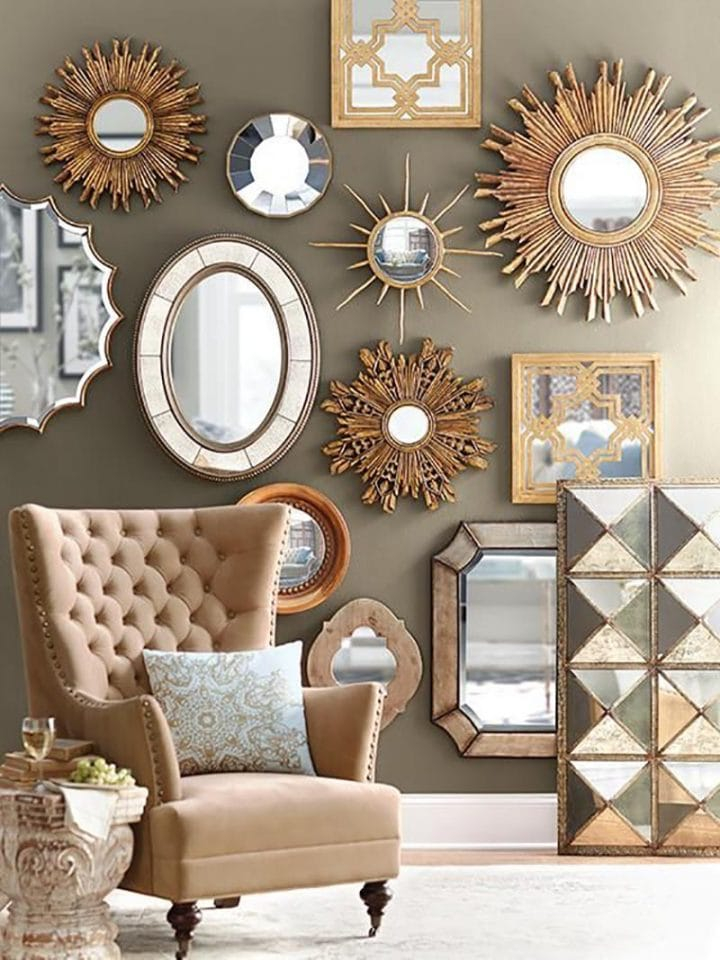 Decorating With Mirrors Farmhouse Style - The Cottage Market for