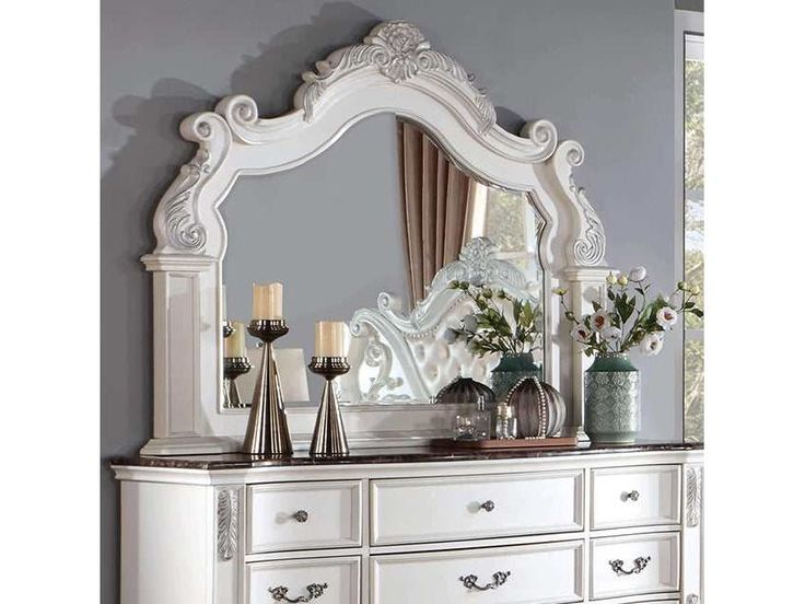 Esparanza Pearl White Mirror In 2024 | White Mirror, Pearl White, Faux Wood with regard to Unpacking the Craft of the Emma Mason Pearl White Mirror
