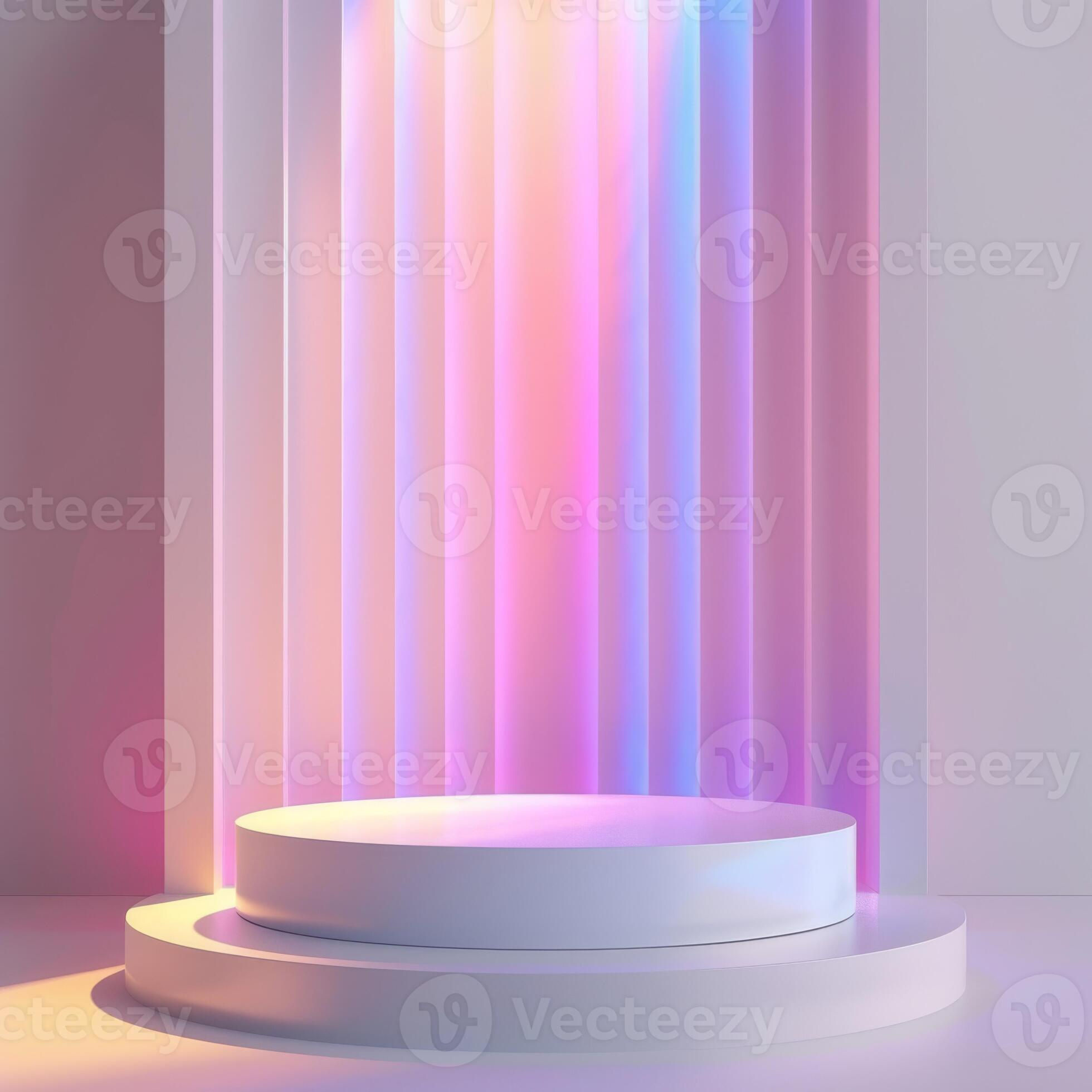 Ethereal Light Envelops Vibrant Pedestal, Awaiting Masterpiece 47548735 ... throughout Your New Masterpiece Awaiting Its Place A Guide to Thoughtful Display