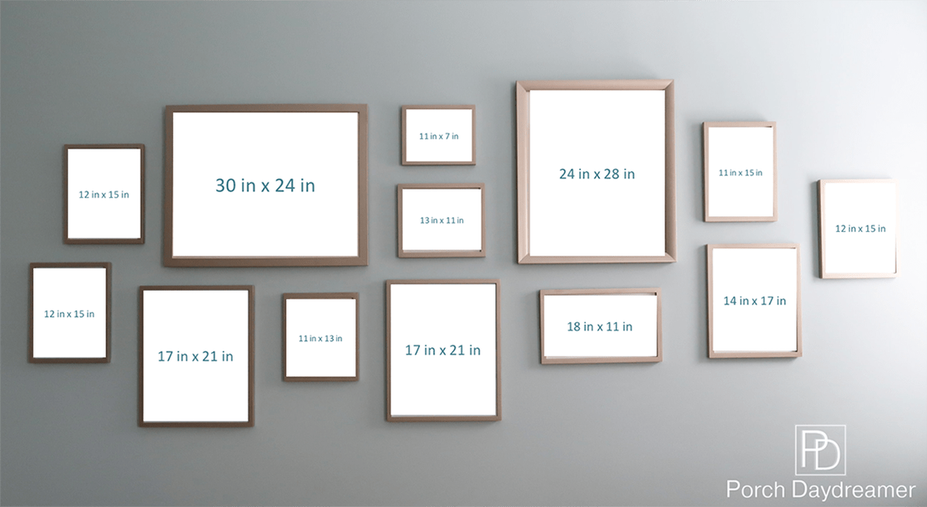 Gallery Wall Layout, Gallery Wall, Gallery Wall Living Room with