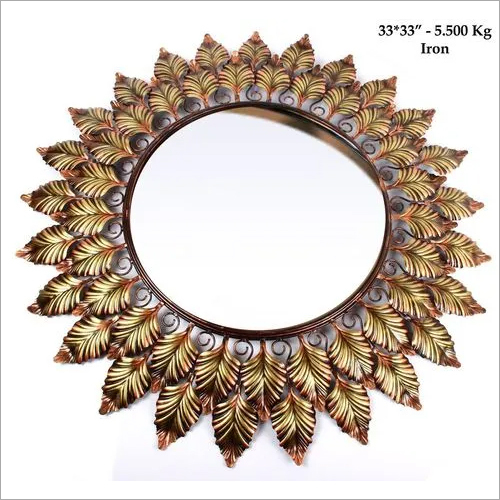 A Touch of Warmth Why the Brown Sphere Iron Frame Mirror Stands Out