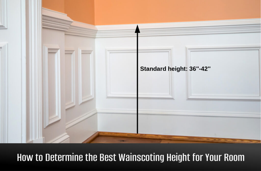 How To Determine The Wainscoting Height inside