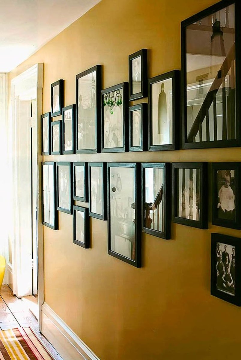 How To Display Framed Photos On A Wall And Family Wall Ideas - Dengarden throughout Beyond the Frame Creative Wall Decor Ideas