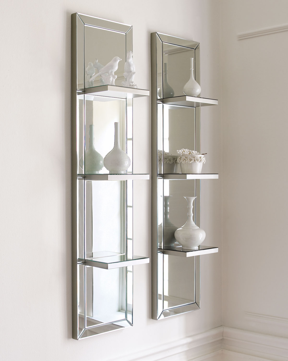 Mirrored Shelf Wall Panel | Neiman Marcus for