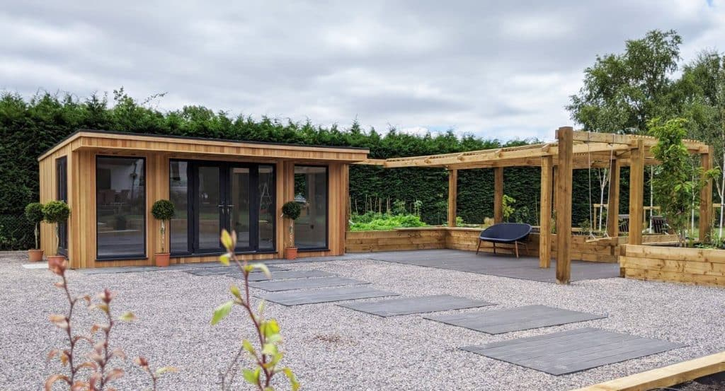 Modern Garden Rooms, Garden Offices And Garden Buildings inside Your Garden Room Wall A Key Element in Design and Comfort