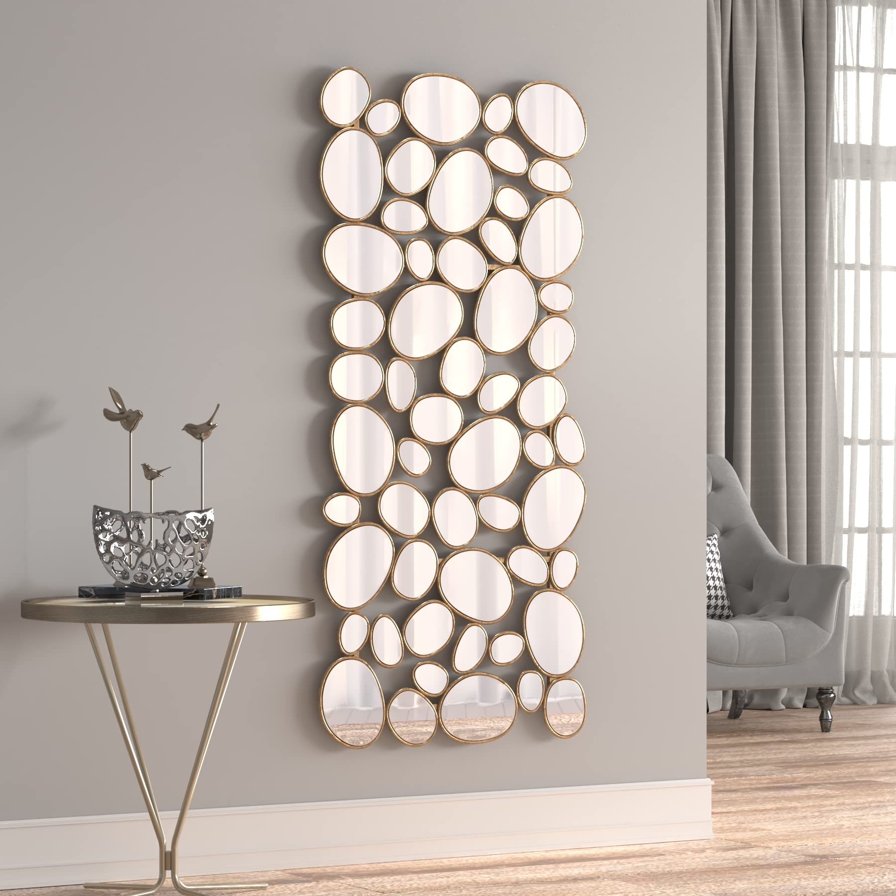 Modern Wall Mirrors: The Ultimate Guide To Decorative Elegance - Decor inside From Canvas to Reflection Integrating Mirrors into Modern Art Displays