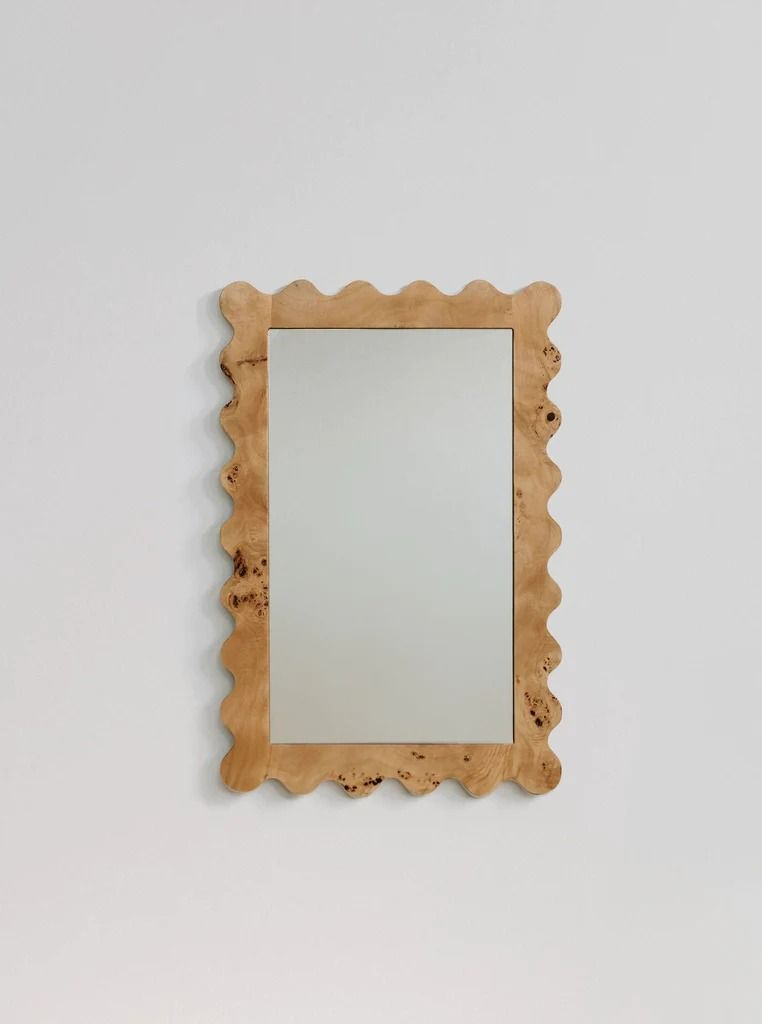 How a Scalloped Wooden Frame Elevates Your Mirror’s Style