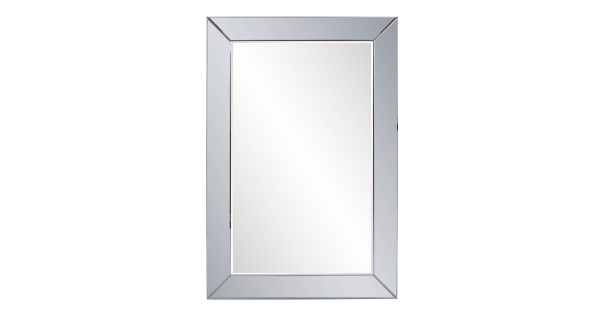 Roseto Hemir16978Sgym Sessions 31" W X 45" H Rectangular Frameless ... inside