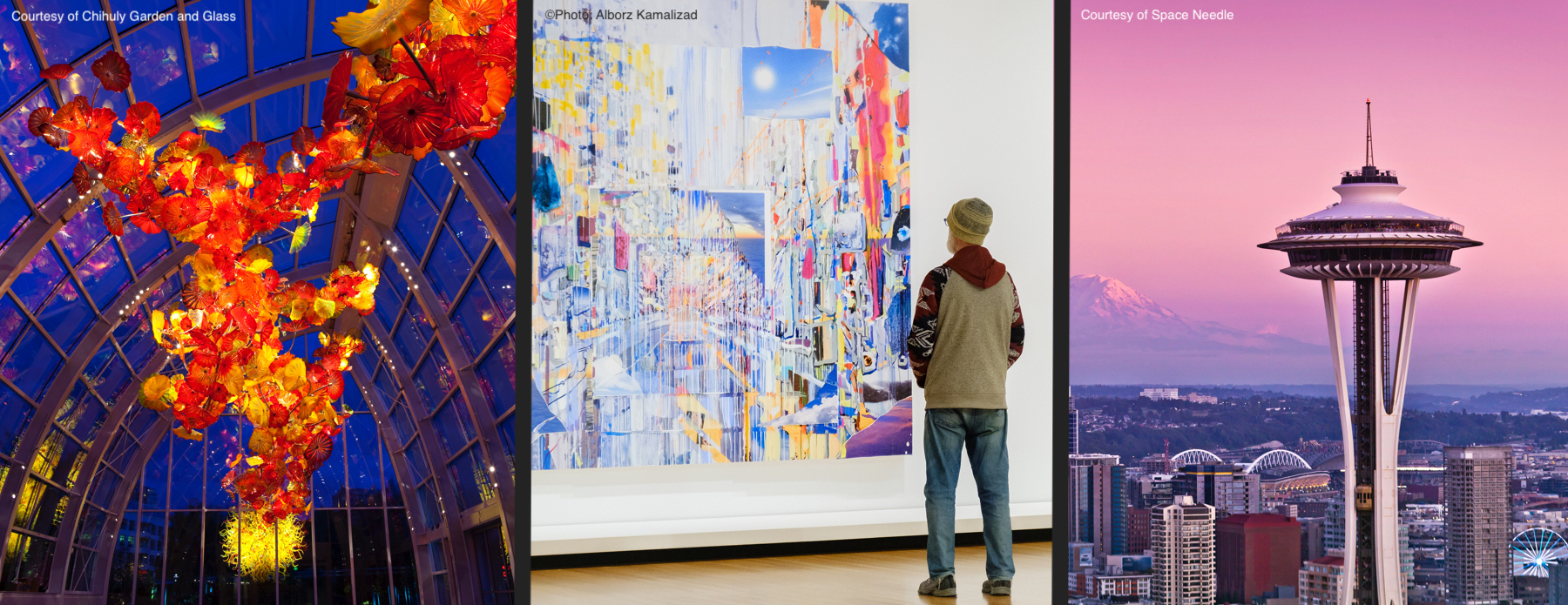 Space Needle, Chihuly Garden And Glass, And The Seattle Art Museum Join ... with regard to