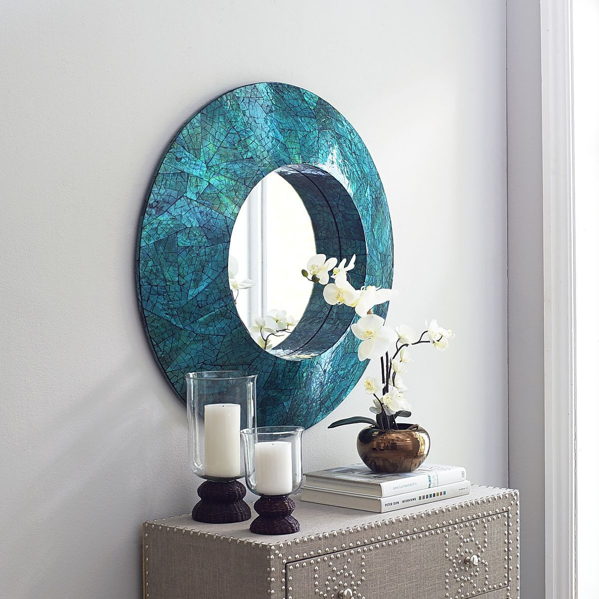 Designing with Intention Choosing Your Turquoise Vintage Mirror
