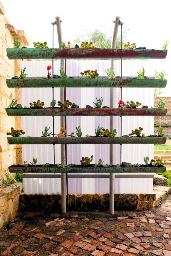 Vertical Gardens Provide A Delightful Retreat In The Backyard ... with regard to