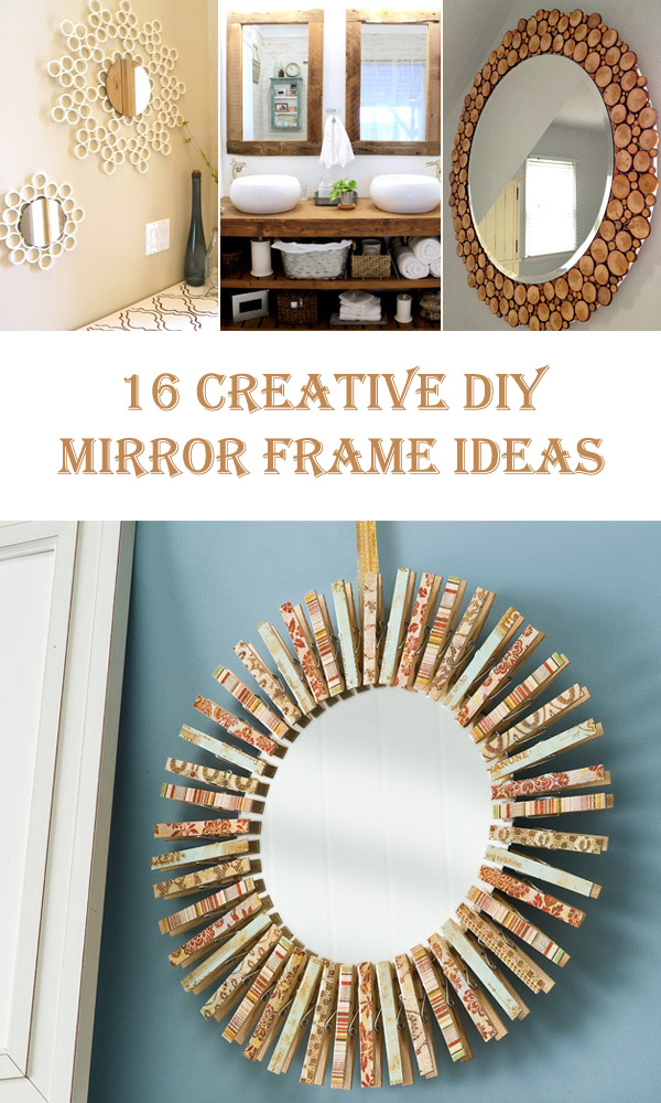 16 Creative Diy Mirror Frame Ideas – Diys To Do regarding