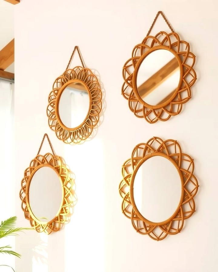 Misha Rattan Wall Mirrors Creative Placement Ideas for Your Home