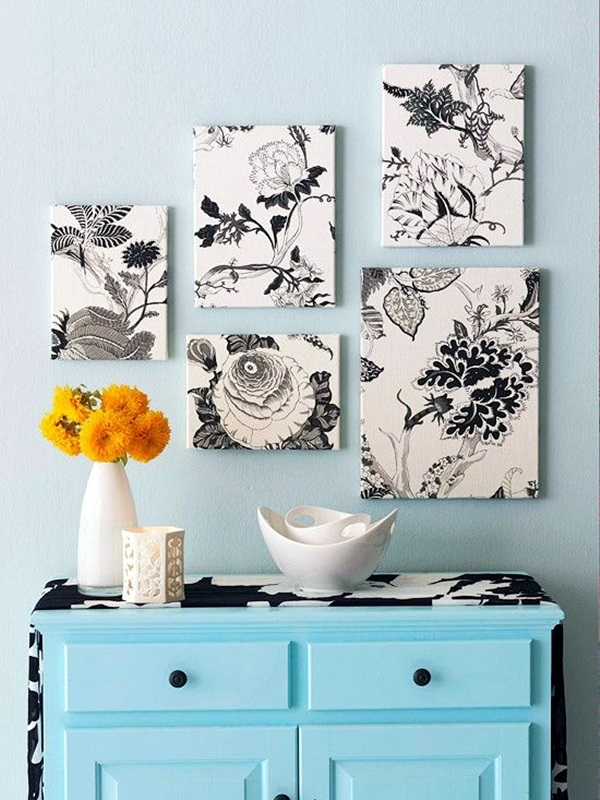 40 Ridiculously Artistic Fabric Wall Art Ideas throughout