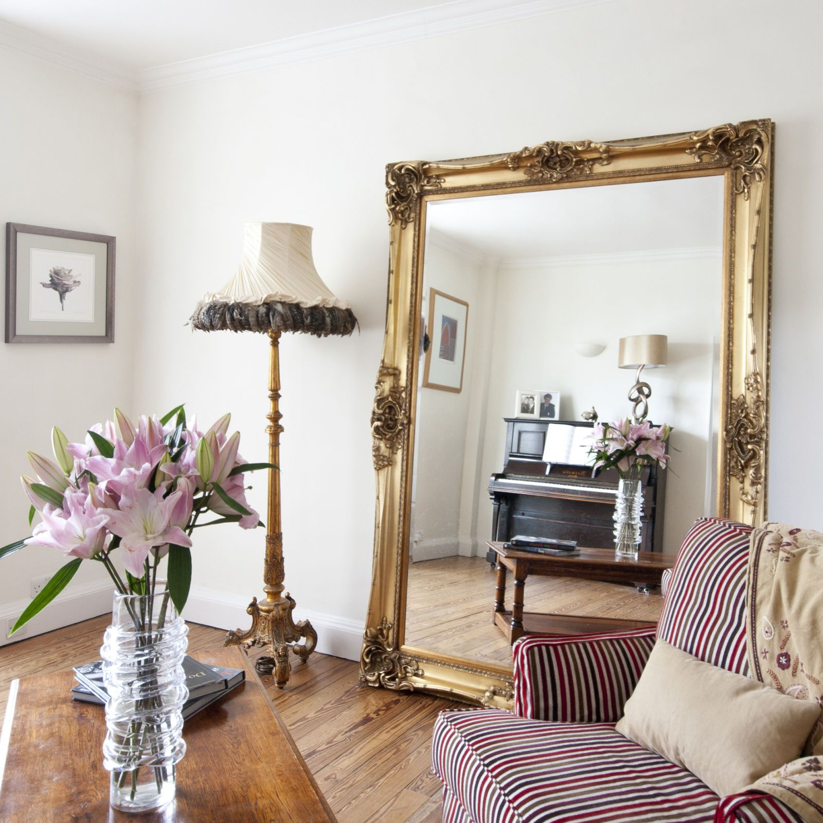 Small Space Solutions Clever Ways to Use Framed Mirrors