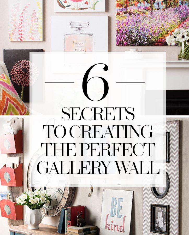 6 Secrets To Creating The Perfect Gallery Wall | Perfect Gallery Wall ... inside The Secrets to a Well-Curated Home Gallery Wall