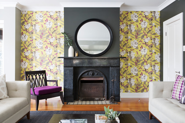 Your Fireplace’s Next Chapter 6 Wallpaper Styles to Consider