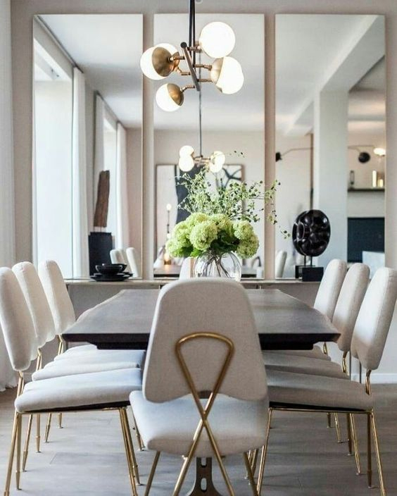 8 Large Wall Mirrors To Transform Your Dining Room – Homystyle with Transform Your Space with the Perfect Designer Wall Mirror