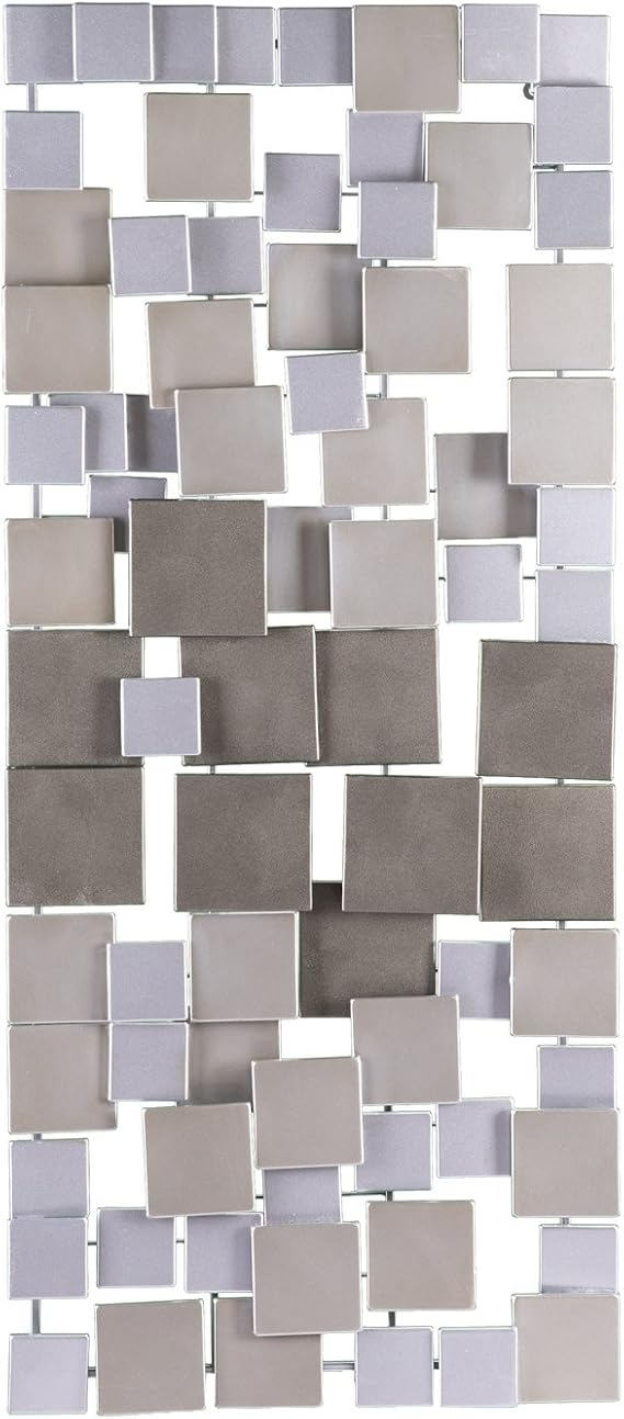 Amazon.com: Sei Furniture Wavson Wall Sculpture, Geometric 3D Design ... intended for The Unique Craftsmanship of the SEI Furniture Multi-Color Wall Mirror