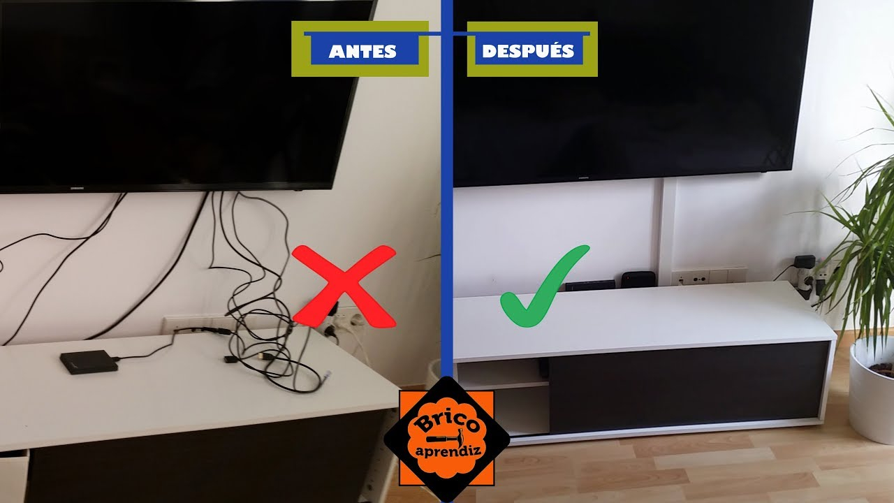 Diy Como Ocultar Los Cables Del Televisor, (Muy Fácil) - Youtube regarding Simple Tricks to Eliminate Visible TV Cables for a Sleek Look