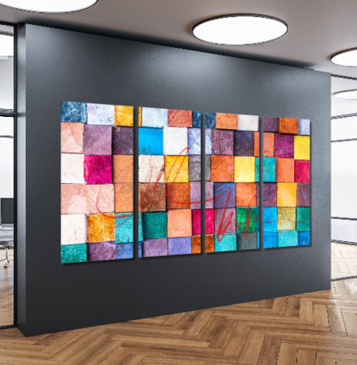 Elevate Your Space With Love In Color: Ultrahd Abstract Wall Art On ... within