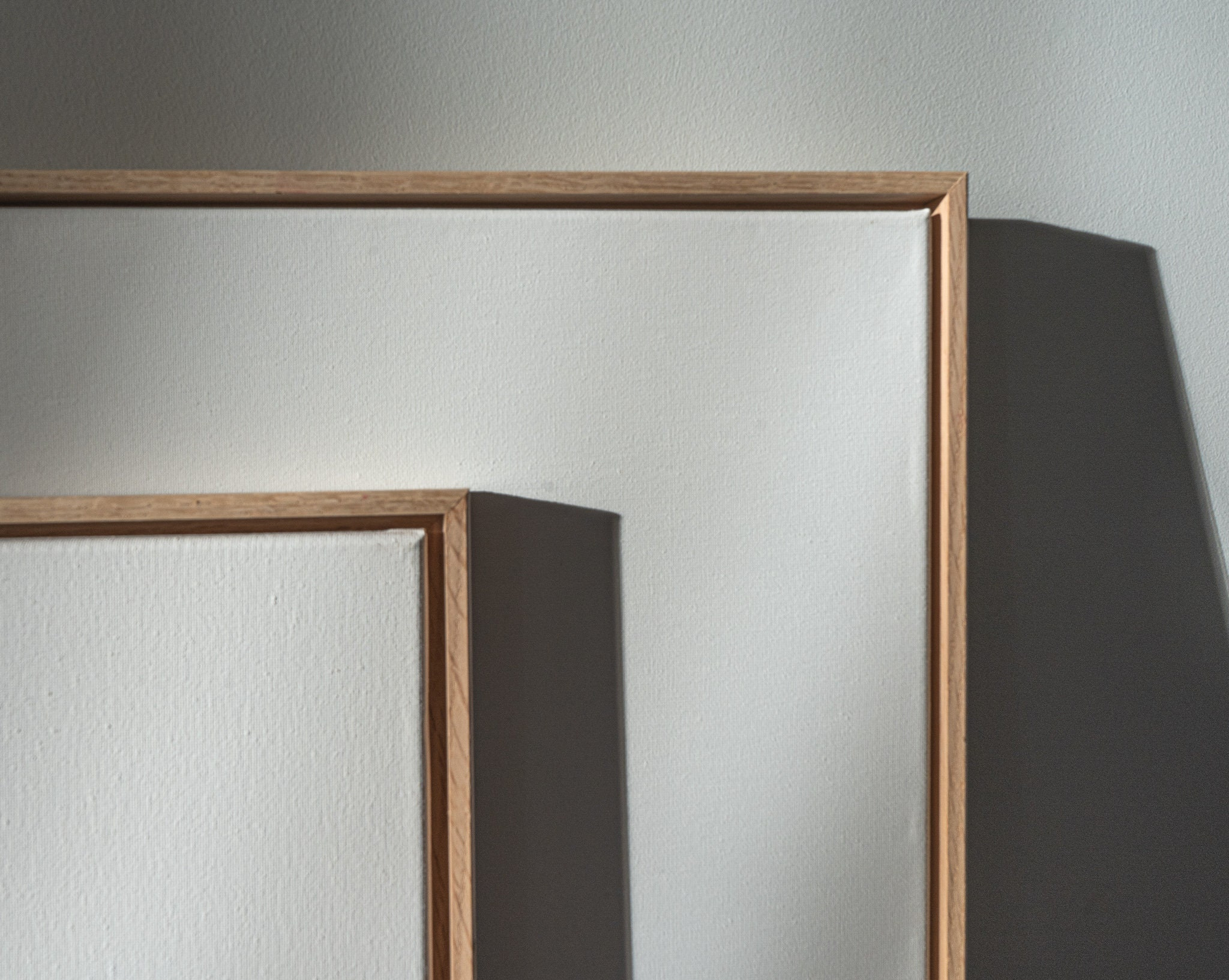 Framed Blank Canvas Blank Canvas On Floater Frame Blank Canvas With ... with regard to From Blank Canvas to Masterpiece Creative Art Mounting Tips