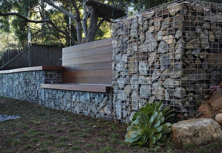 From Simple Stone Cages to Stunning Statements Gabion Wall Evolution