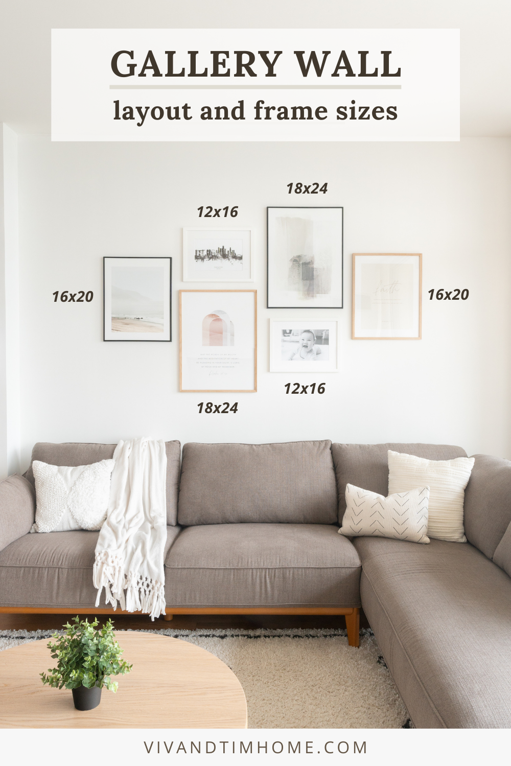 Gallery Wall Layout: How To Make A Living Room Gallery Wall | Gallery ... within The Secrets to a Well-Curated Home Gallery Wall