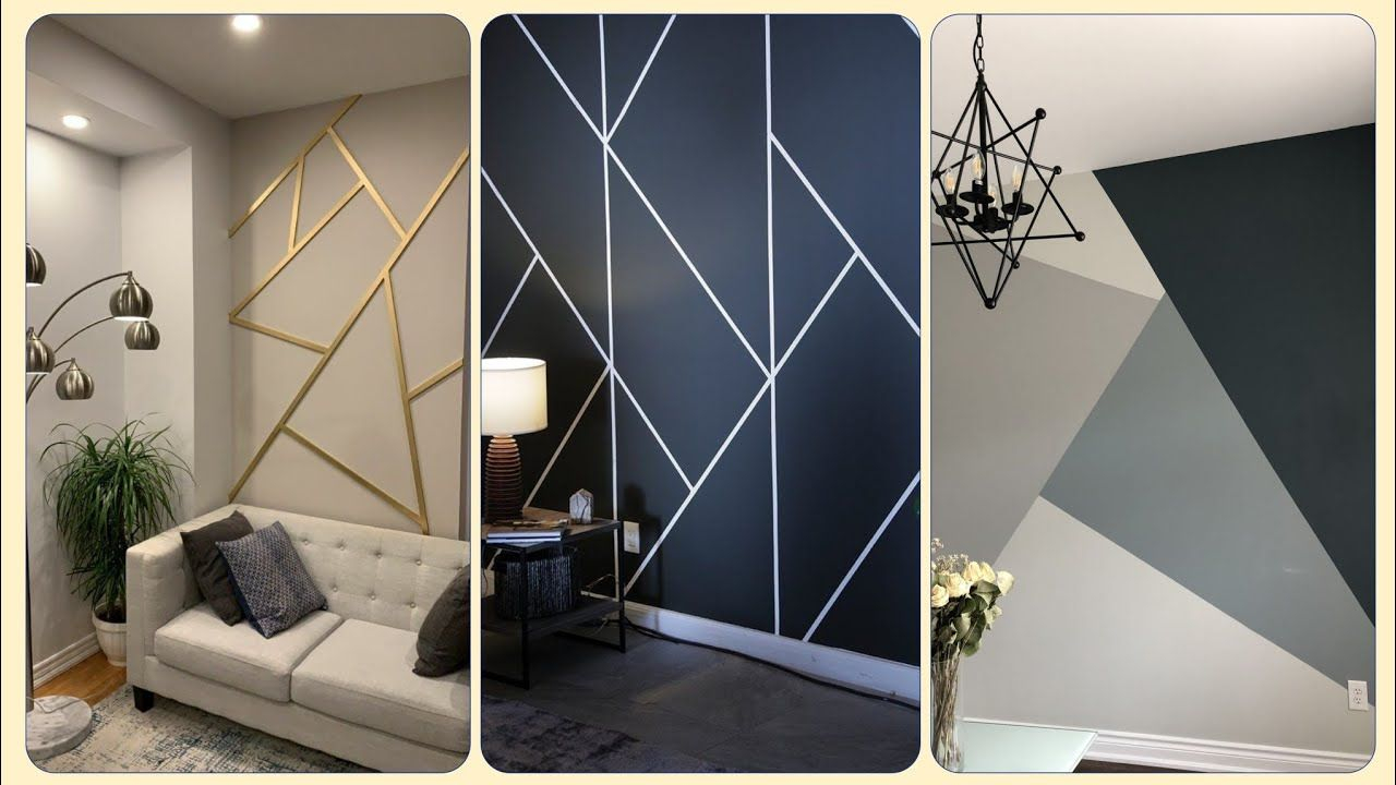 Geometric Wall Painting Designs Ideas 2022 | Geometric Accent Wall Paint within Unleash Your Inner Designer 5 Bathrooms That Master Geometric Wall Patterns